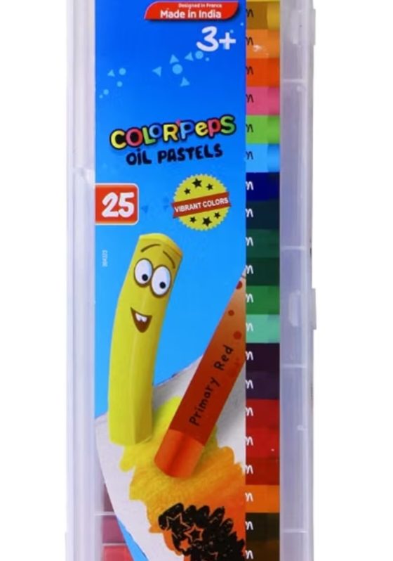 Maped Oil Pastels – 25 Shades Plastic Box
