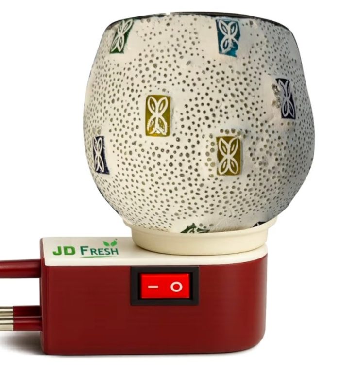 Ceramic Kapoor Dani Lamp / Electric Camphor Diffuser Burner