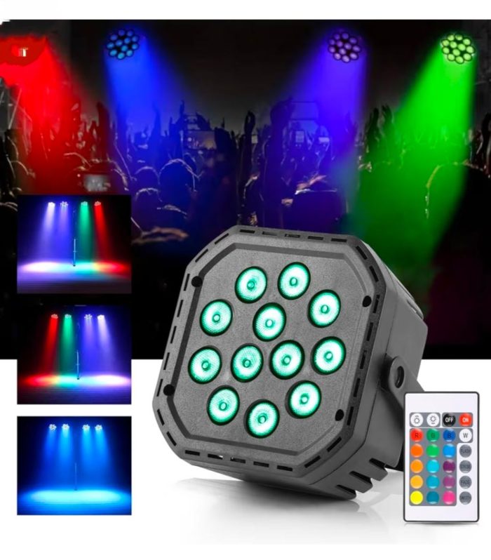 RGB Stage PAR DJ Light with Remote Control